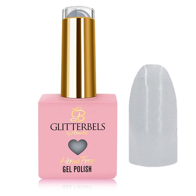 Glitterbels Hema Free Gel Polish Dove Grey 8ml