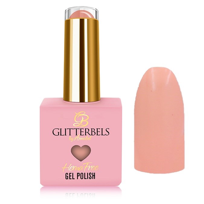 Glitterbels Hema Free Gel Polish Peach Tea 8ml