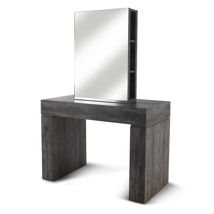 REM Oasis Two Position Island Styling Unit - Storage Mirror