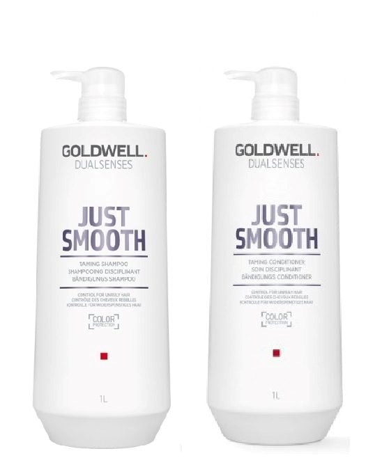 Dualsenses Just Smooth Taming Twin Pack Shampoo & Conditioner 1L