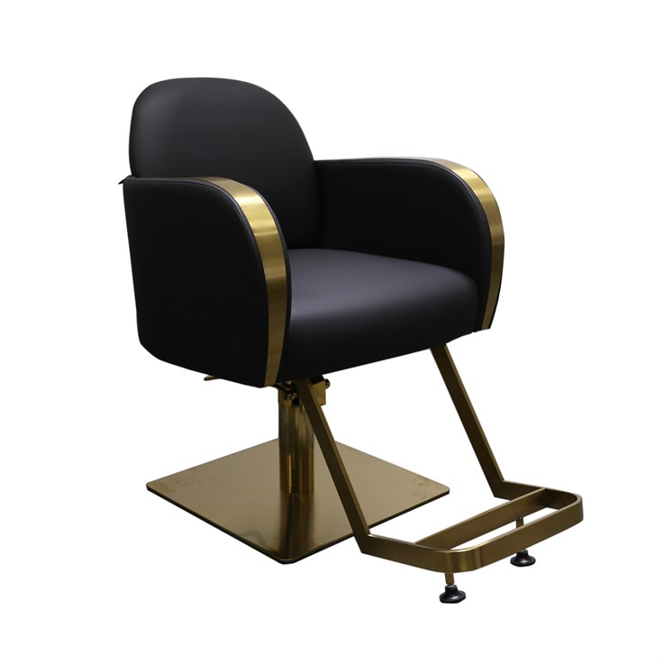 Scorpion Mora Salon Styling Chair - Black & Gold