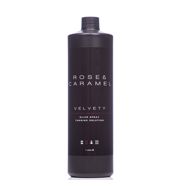 Rose & Caramel Velvety Medium-Dark Premium Litre Tanning Solution 