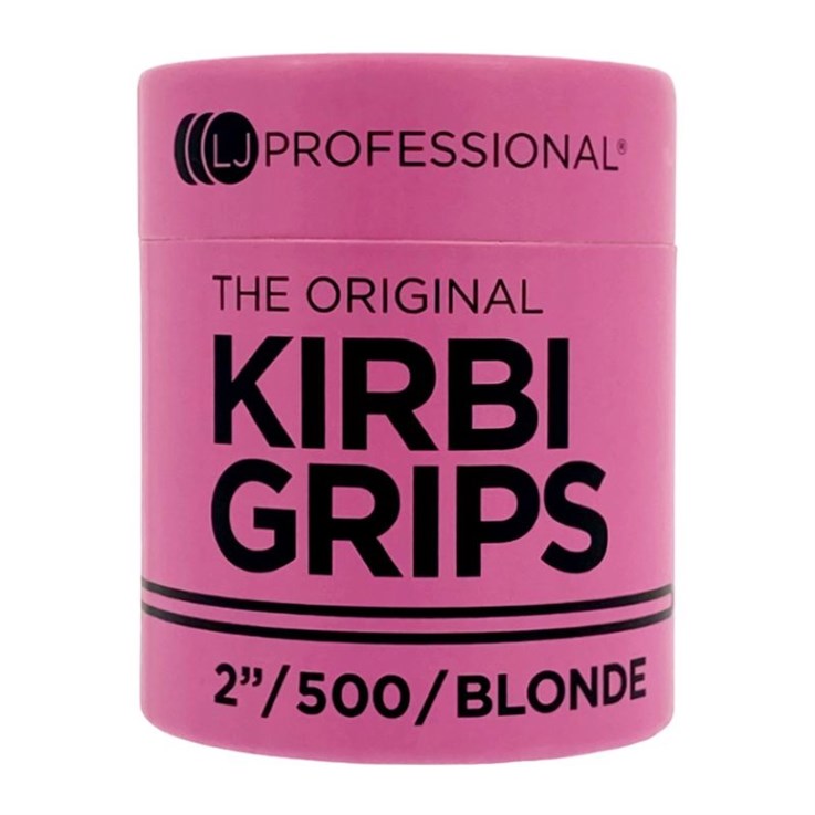 2" Waved Kirby Grips Blonde - 500 Pack
