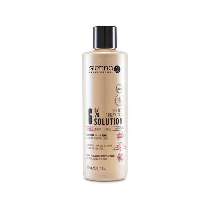 Sienna X 6% Spray Tan Solution Gold 250ml