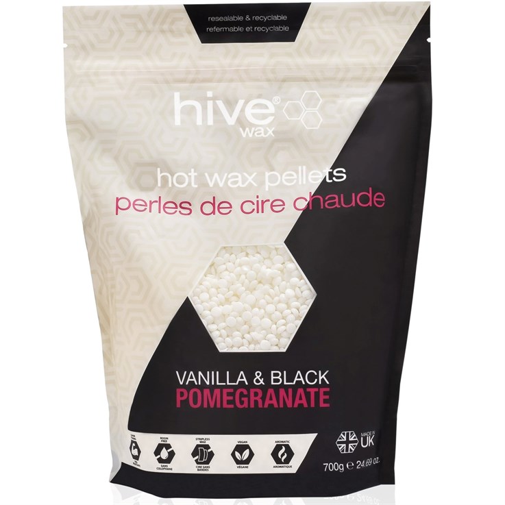 Hive Vanilla & Black Pomegranate Hot Wax Pellets 700g 