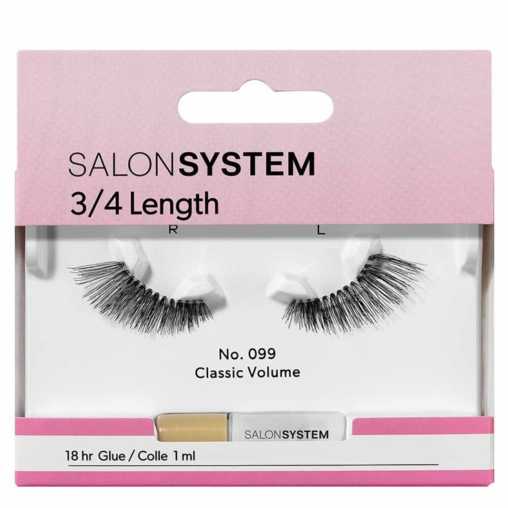 Salon System 099 3/4 Length Strip Lash