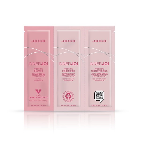 Joico InnerJoi Preserve Trio foil - Shampoo/Conditioner/Protective Milk
