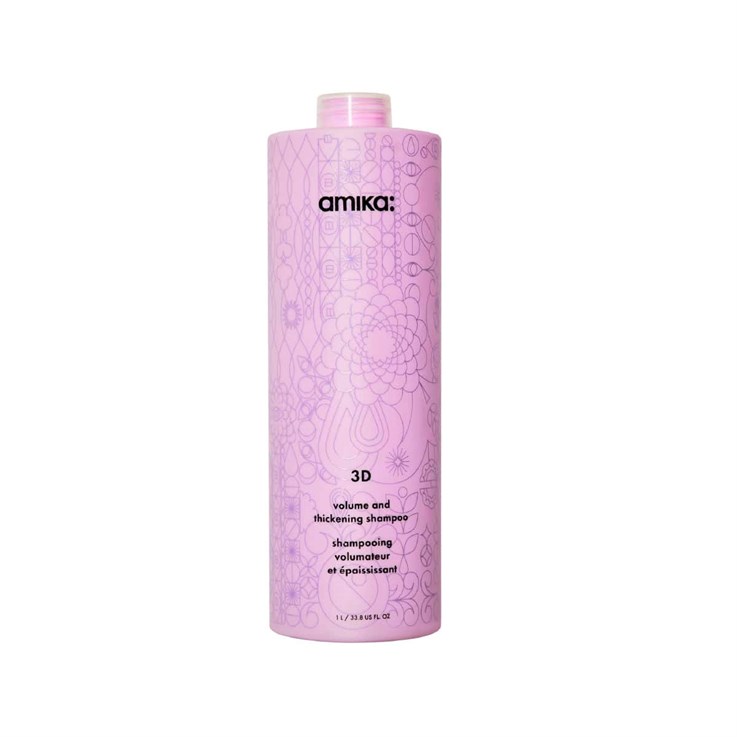 amika 3D volumizing & thickening shampoo - 1L