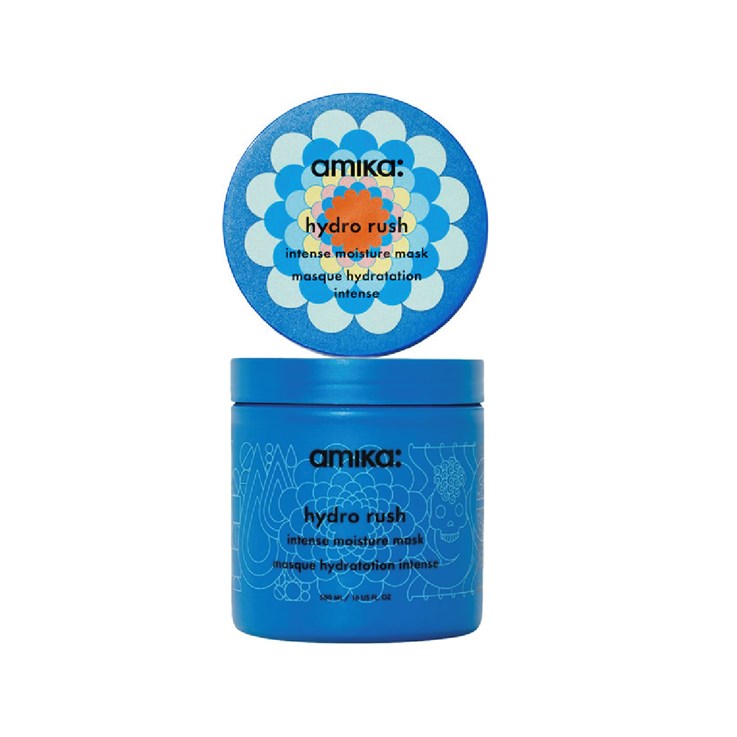 amika hydro rush intense moisture hair mask - 500ml