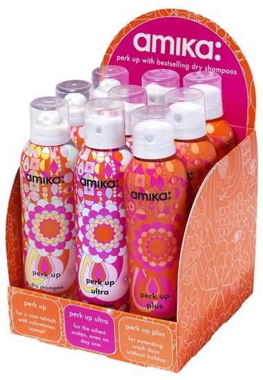 amika perk up dry shampoo salon display pack