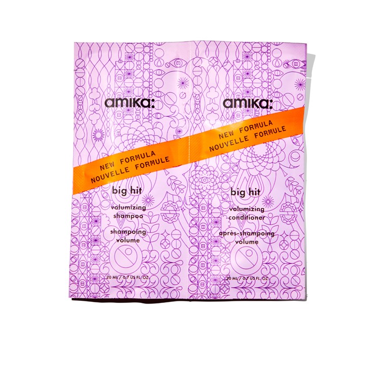amika BIG HIT shampoo + conditioner 20ml Sachet