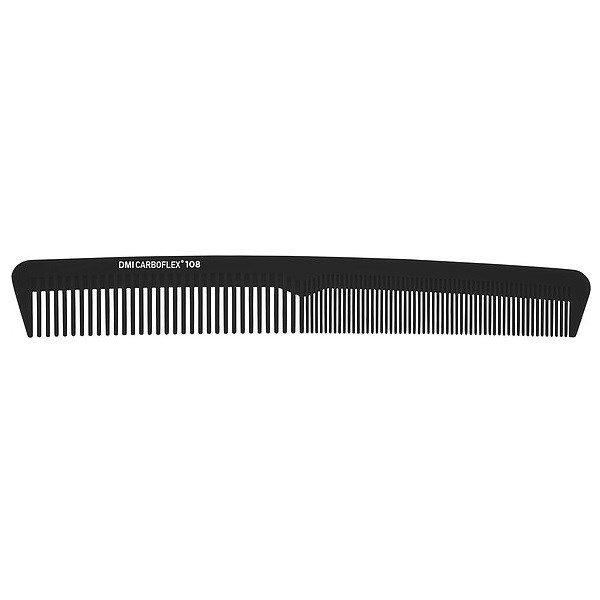 DMI 108 Carbon Flex Comb - Cutting Comb Black 