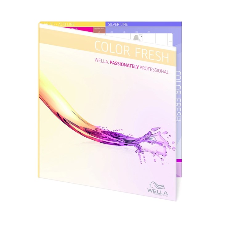 Wella Color Fresh large shade chart