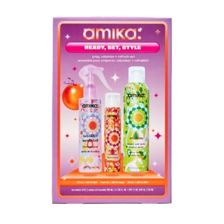 amika ready set style columise + refresh set