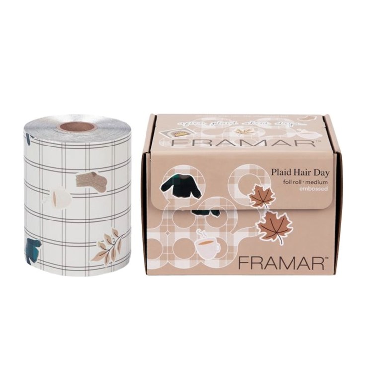 Framar Plaid Embossed Foil Roll 320ft