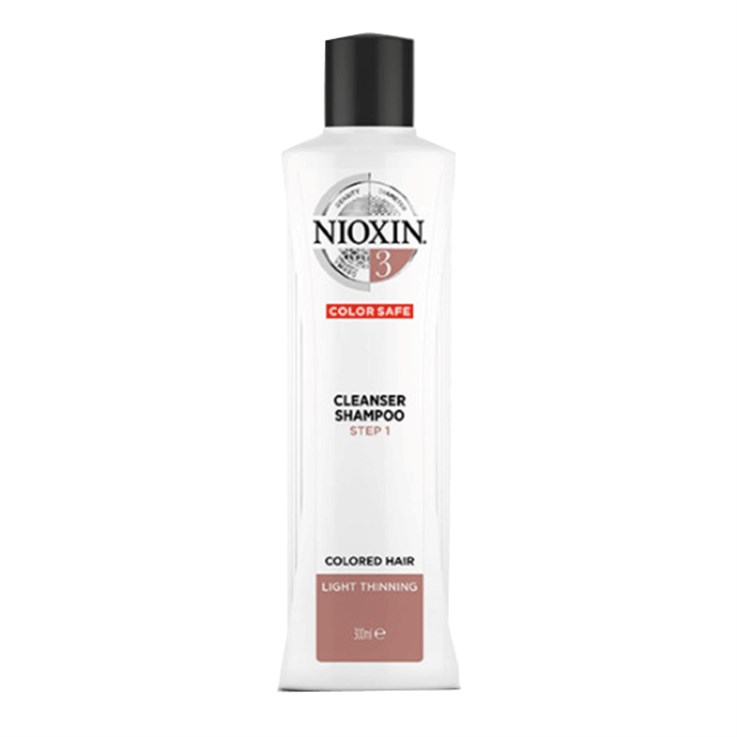 Wella Nioxin System 3 Colour Safe Cleanser Shampoo - 300ml