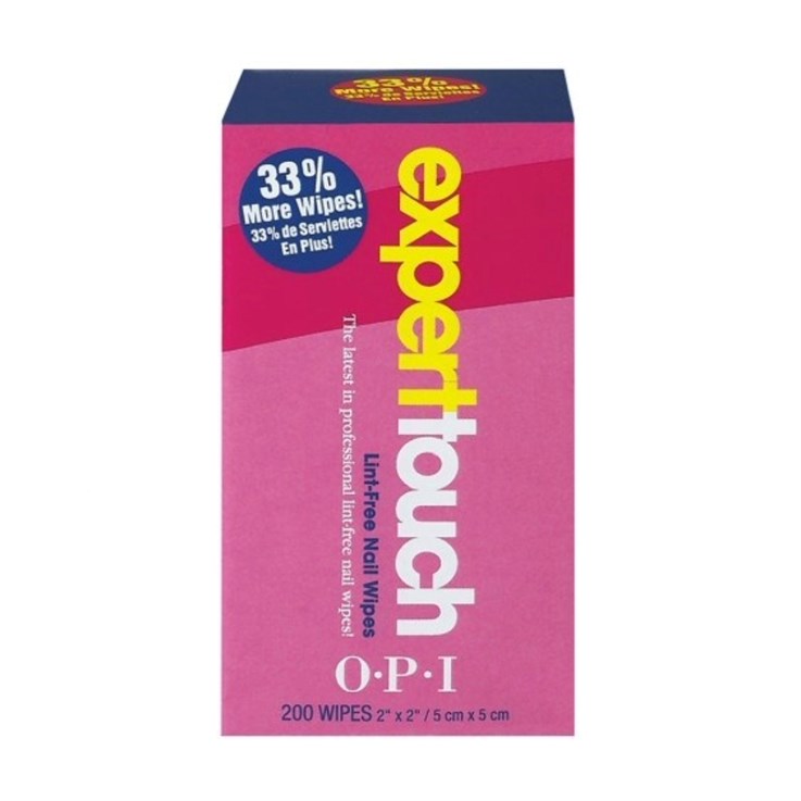 OPI Expert Touch Lint-Free Nail Wipes - 200 Pack