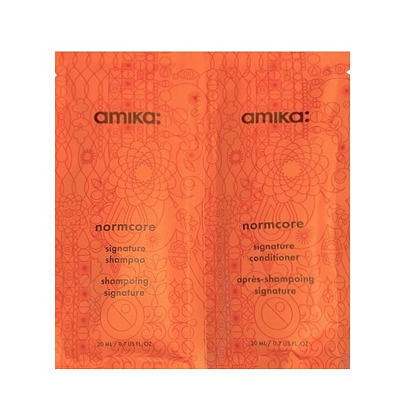 amika normcore signature shampoo conditioner sachet - 10ml
