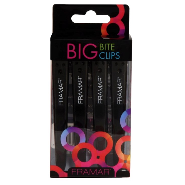 Framar Big Bite Hair Clips - 4 Pack