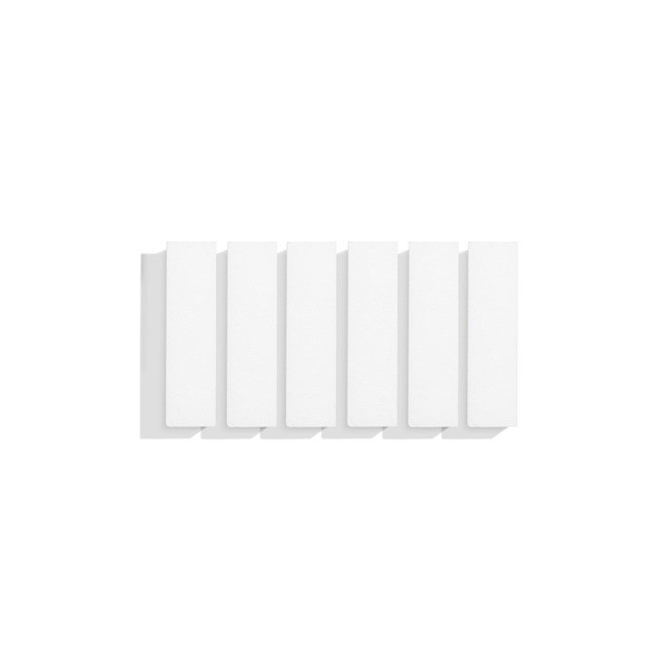 Naomi Rose White Nail Blending Block - 6 Pack
