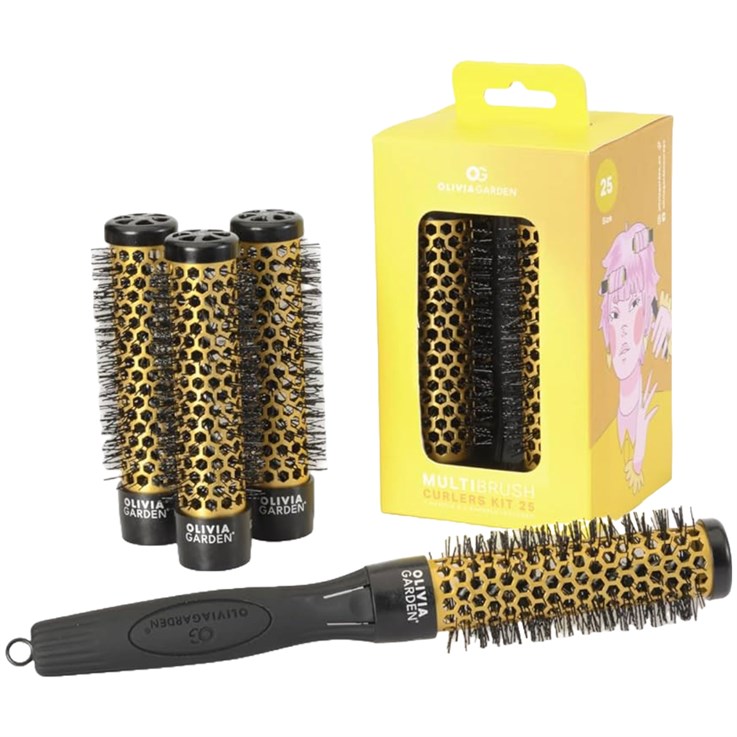 Olivia Garden Multibrush Curlers Kit 25