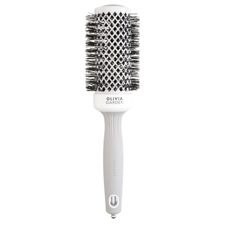 Olivia Garden Expert Blowout Shine White & Grey 45mm