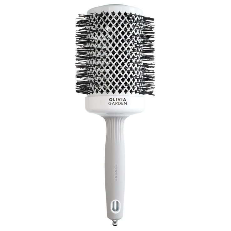 Olivia Garden Expert Blowout Shine White & Grey 65mm