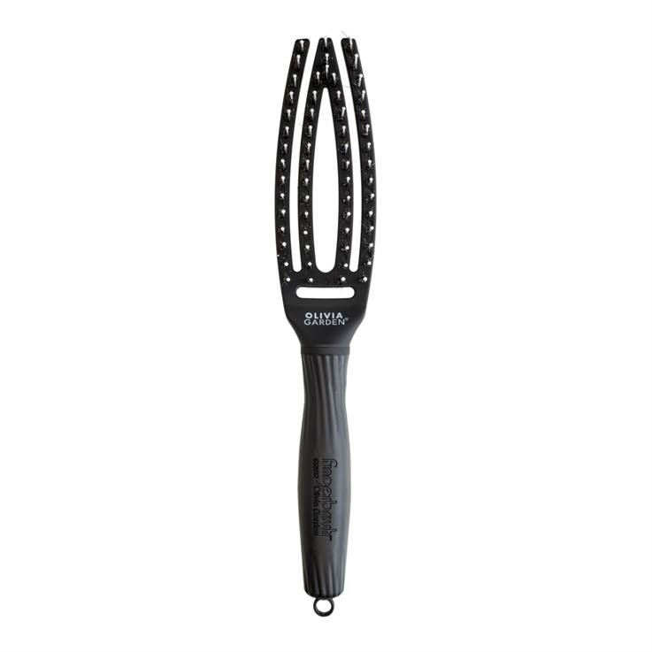 Olivia Garden Fingerbrush Combo Black Small