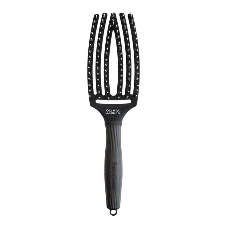 Olivia Garden Fingerbrush Combo Black Medium