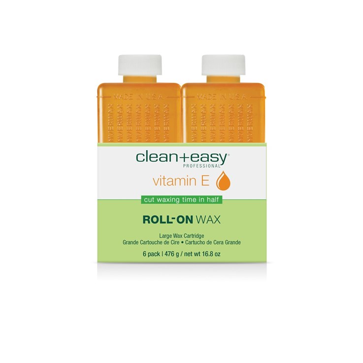 Clean+Easy Large Vitamin E Refill Wax 6 Pack