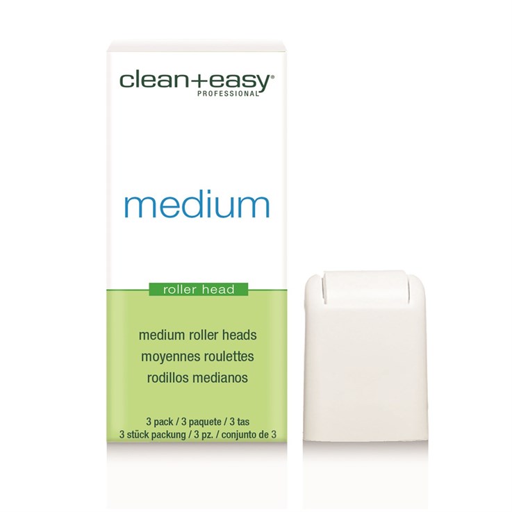 Clean+ Easy Bikini Wax Medium Roller Heads - 3 Pack