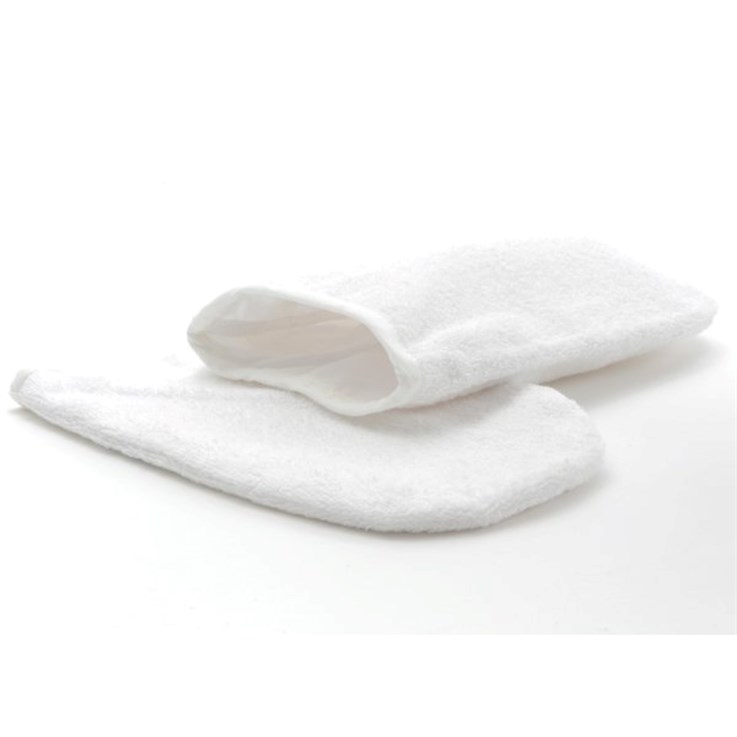 Majestic Towels Towelling Hand Mitt - White