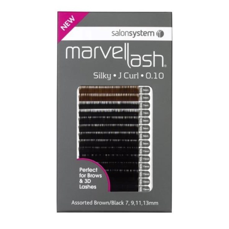 Salon System Marvelash Silky Assorted J Curl