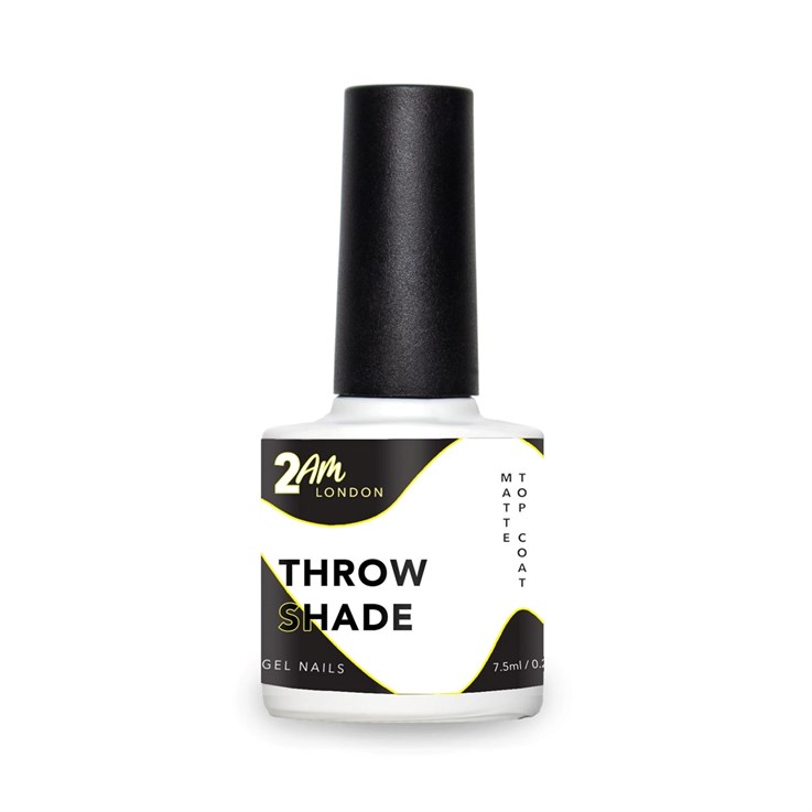 2AM Gel Nail Polish Throw Shade Matte Finish Top Coat
