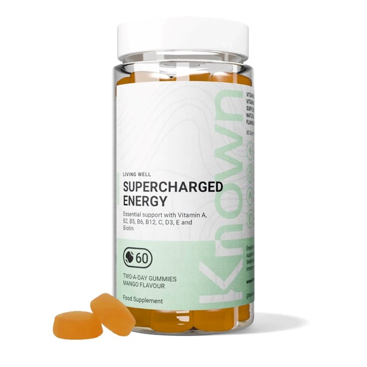 Known Nutrition Supercharged Energy Gummies - 60 count
