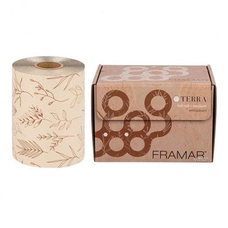 Framar Neutrals Terra Embossed Foil Roll 320ft