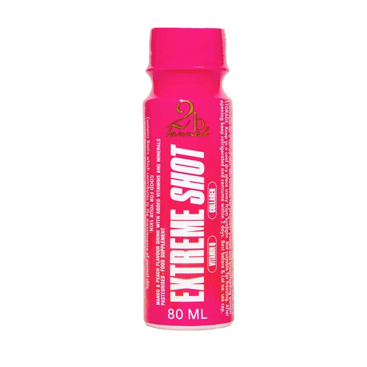 2b Tanned Extreme Tanning Shot Peach & Mango 80ml - Single