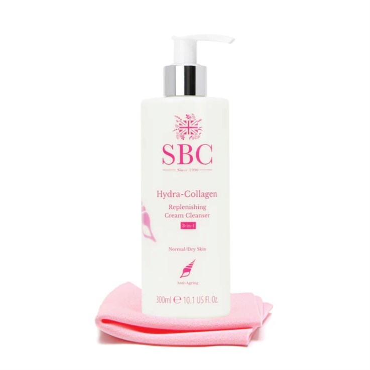 SBC Hydra-Collagen Cream Cleanser & Shammy 300ml 