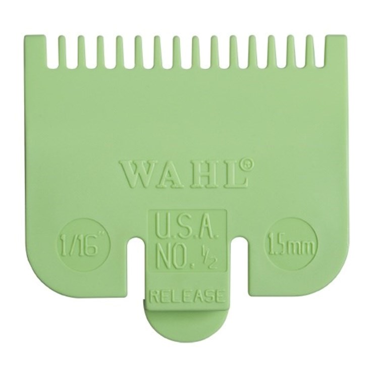 Wahl Snap On Clipper Comb 1/2 Comb - Lime green