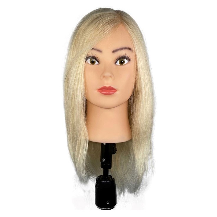 NINON Training Head 35cm Ash Blonde/White