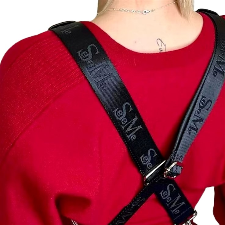 SeeMe Apron with Straps Onyx