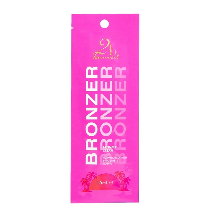 2b Tanned Extreme Bronzer Cream Sachet 15ml - Single