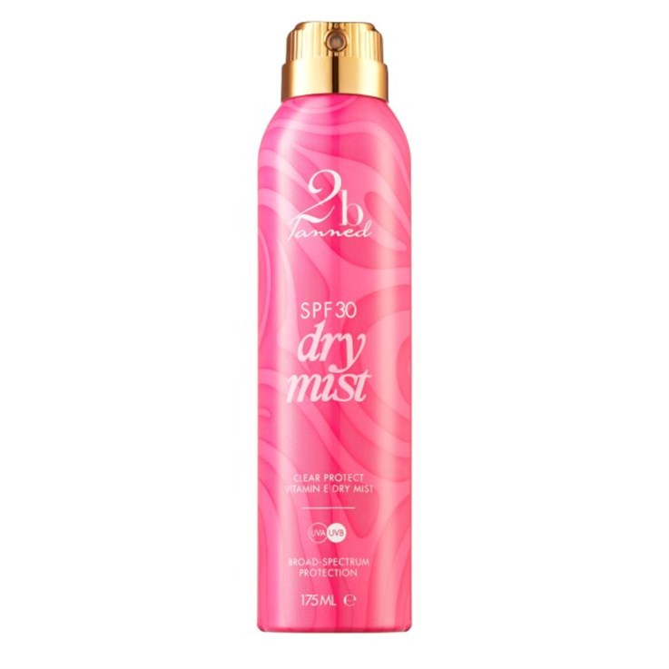 2b Tanned SPF30 Clear Dry Mist Spray Aerosol 175ml