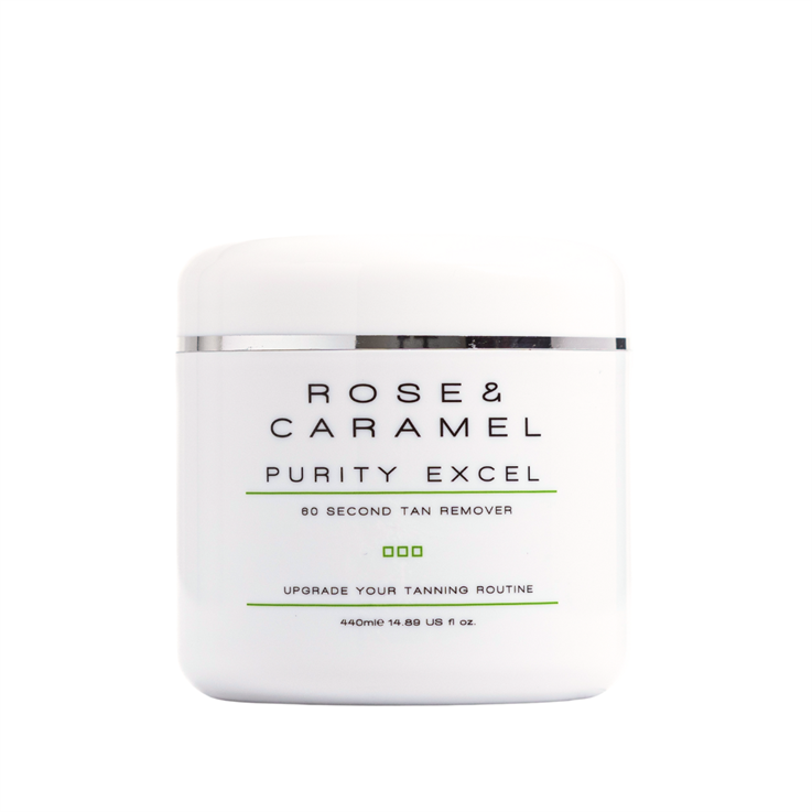 Rose & Caramel Purity Excel XTRA 60 Second Self Tan Removing Scrub 440ml