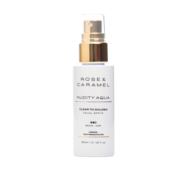 Rose & Caramel Nudity Aqua Facial Tanning Mist 50ml