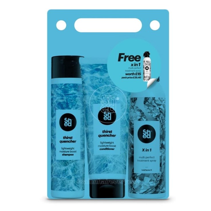 Shed Thirst Quencher Haircare Gift Set 