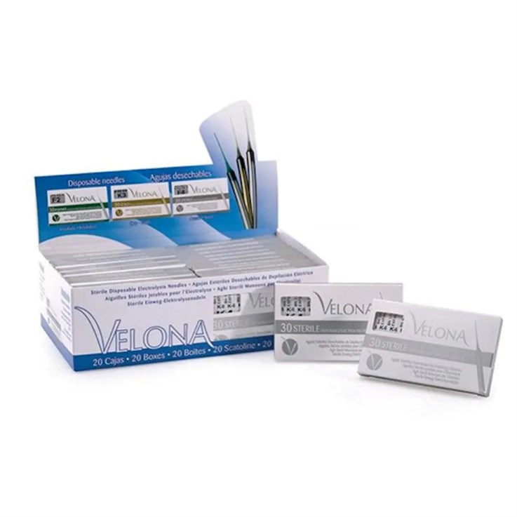 VELONA F2 Stainless Steel Needles - 30 Pack