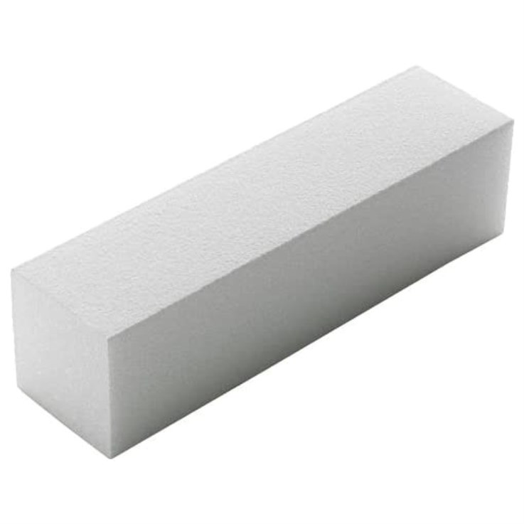 The Edge Standard Sanding Block 100/100 4 sided (White) Single
