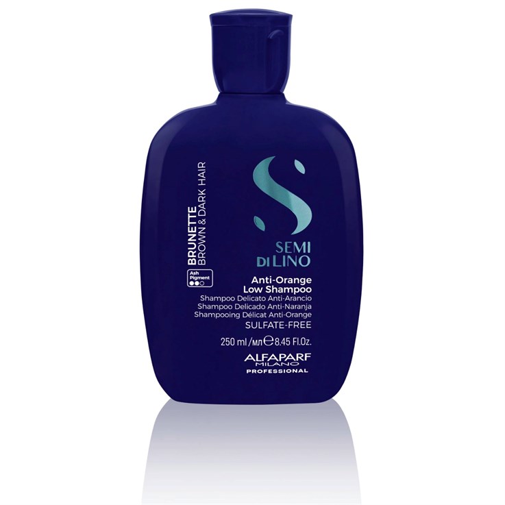 Alfaparf Semi di Lino Brunette Anti-Orange Low Shampoo 250ml