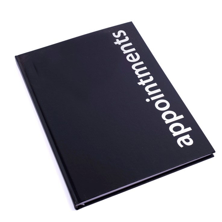 Agenda Appointment Book 6 Assistant Black